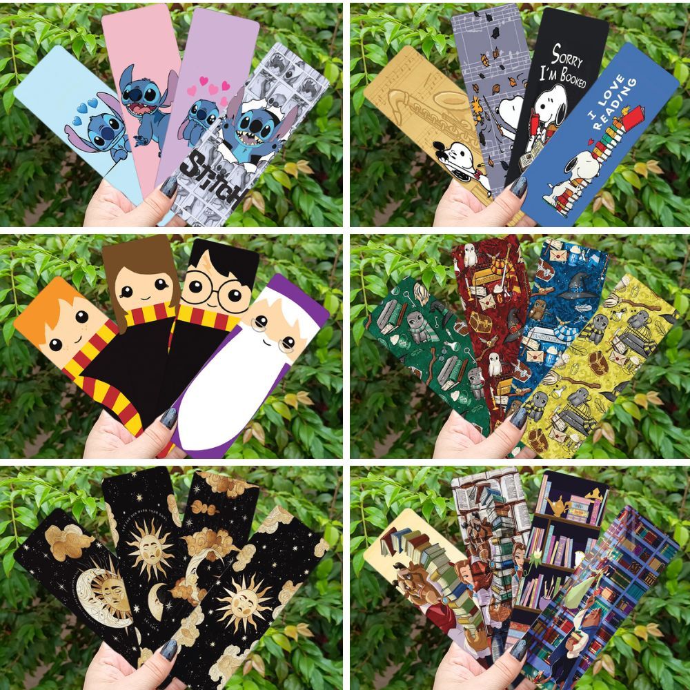 Kit com 4 Marcadores de Paginas Escolha o Seu Favorito em Oferta na Shopee