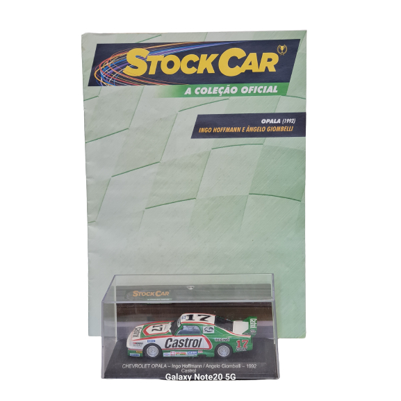 1992 CHEVROLET OPALA INGO HOFFMANN STOCK CAR IXO ALTAYA 1:43 CASE ACRILICO C/ REVISTA