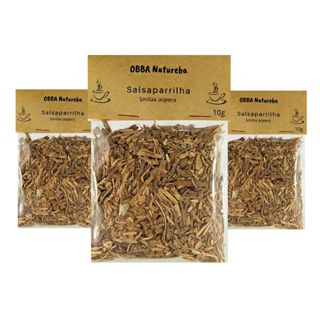 kit 3 Chás Salsaparrilha Legítimo Smilax aspera
