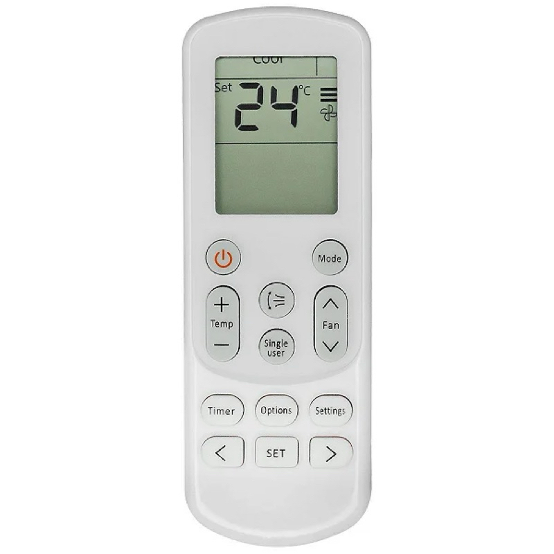 Controle Remoto Para Ar Condicionado Samsung Crystal Max - 9162