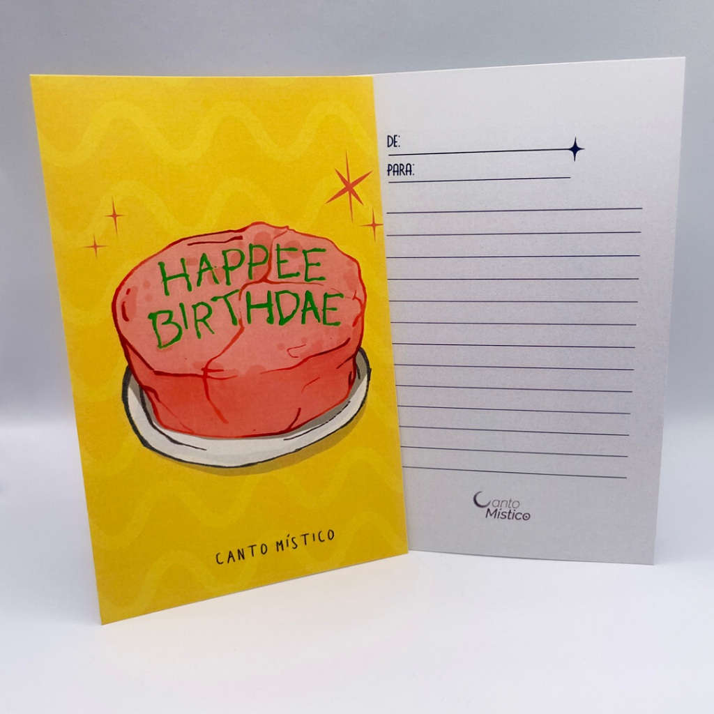 Cartão Presente Feliz Aniversário Harry Potter