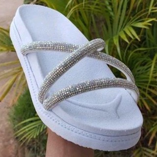 Birken/Papete Feminina com Pedraria Ultra Comforto