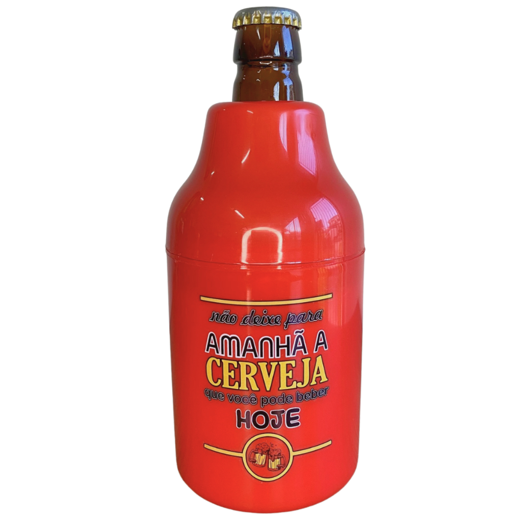 Porta Lata Suporte Térmico 3 em 1 Cerveja Long Neck Lata 350ml Personalizados