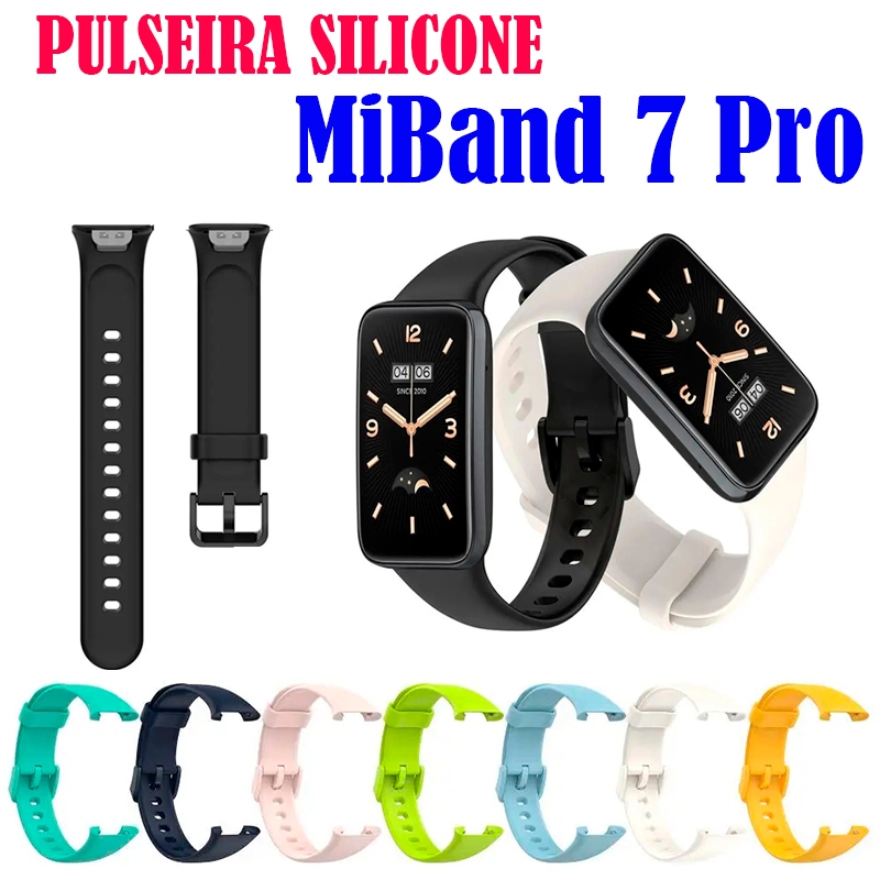 Pulseira Silicone Para XiaoMi Band 7 PRO Acessorios SmartWatch Colorido