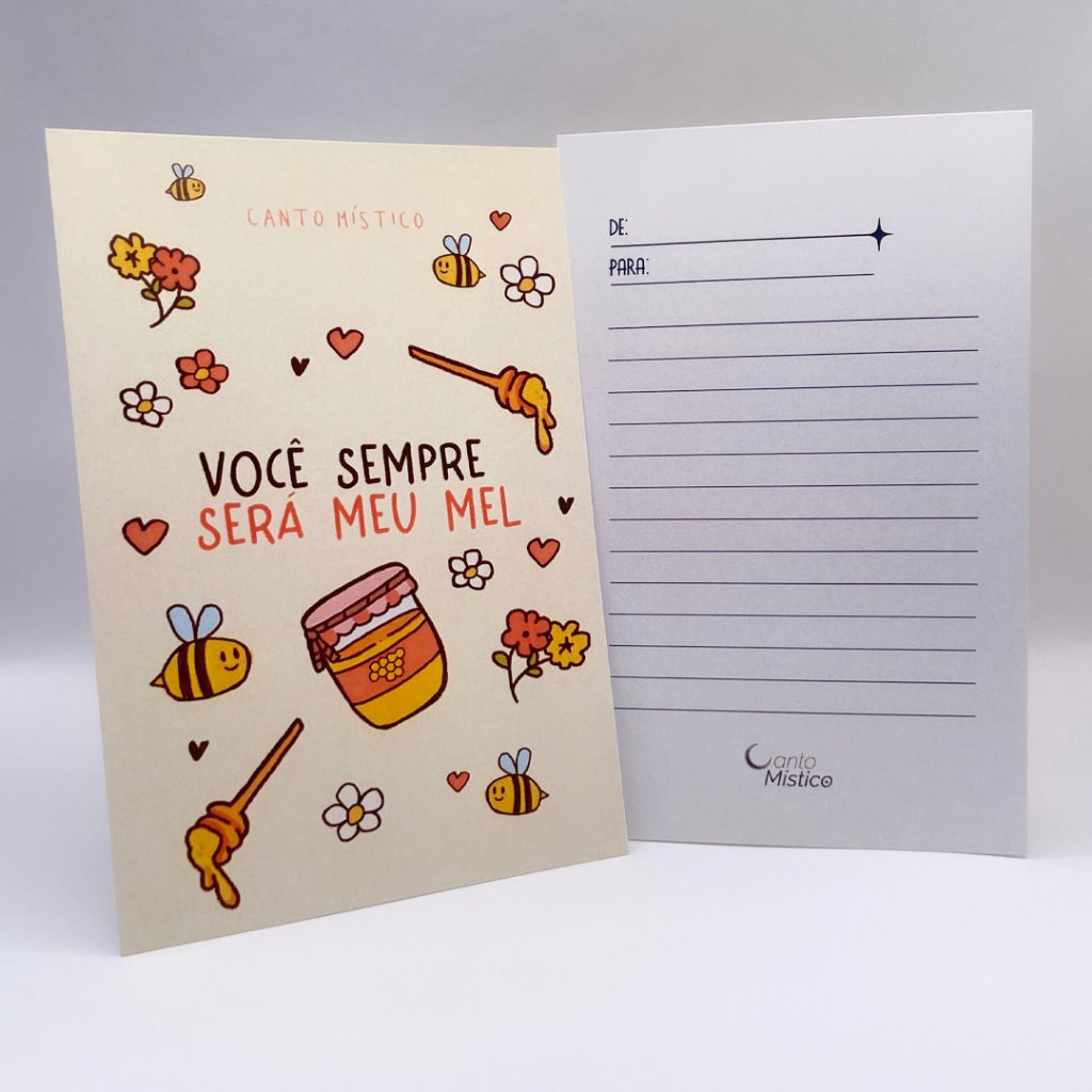 Cartão Presente Você é meu Mel Presente Namoro