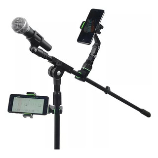 Suporte Celular Universal Microfone Partitura Pedestal