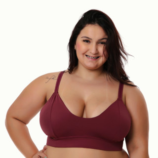 Kit 3 Sutiã Plus Size Reforçado Sem Bojo Soutien Confortável Alça Reforçada Sustentação lingerie Feminina Confortável