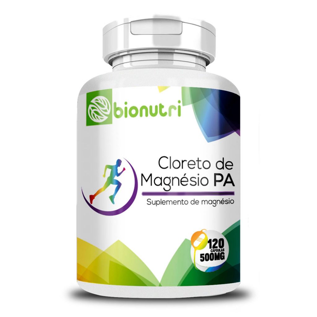 Cloreto de Magnésio de P.A 120 Capsulas 500mg Bionutri