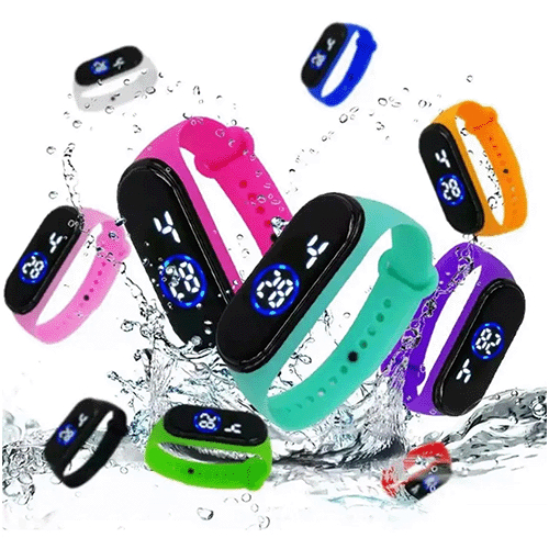 Relogio Digital LED Resistente a Agua Maculino e Feminino
