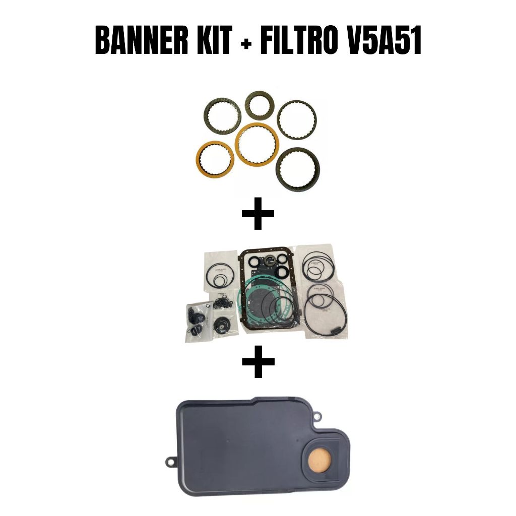 BANNER KIT COM FILTRO DO CÂMBIO AUTOMÁTICO V5A51