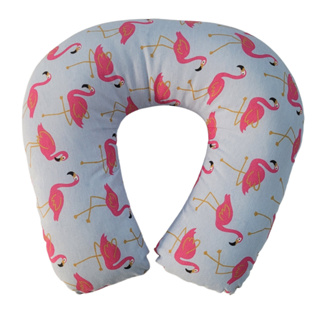 Almofada descanso para pescoço tamanho adulto com enchimento fibra siliconada em Oferta na Shopee