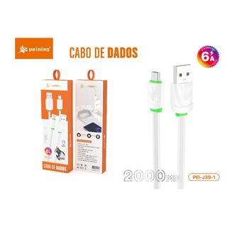 Peining Cabo De Dados Usb/ Micro V8  PEI-J39-1 em Oferta na Shopee