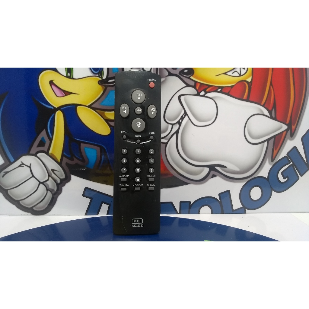 Controle Remoto MXT 0926 para TV Cineral/CCE 1422/2022