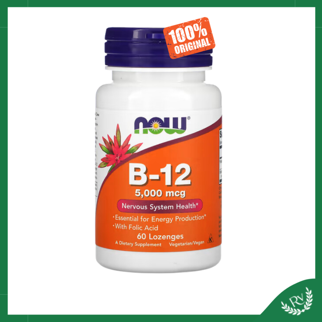 Vitamina B12 5000mcg (60 Cápsulas) - Now Foods em Oferta na Shopee