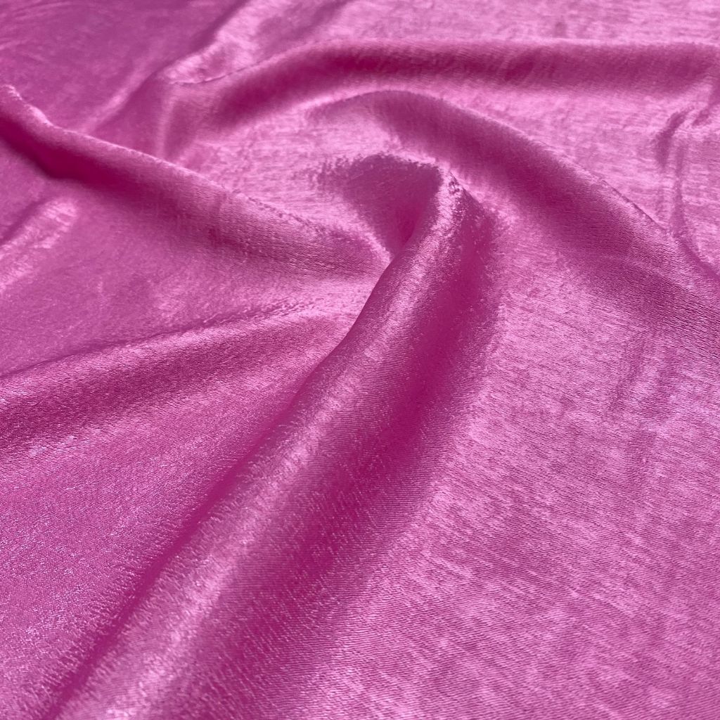 Tecido Seda Lisa Gloss Rosa Bebê 1,50m - Para Roupas Femininas