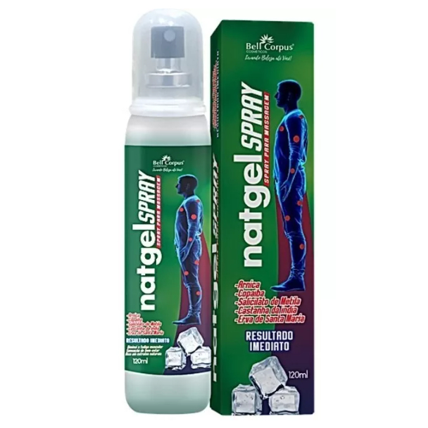 Natgel Spray 120ml em Oferta na Shopee