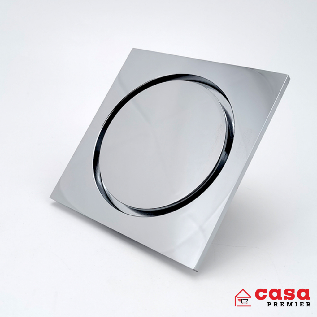 Ralo Click Inteligente 15x15 Cm Inox Banheiro Anti inseto Veda Cheiro