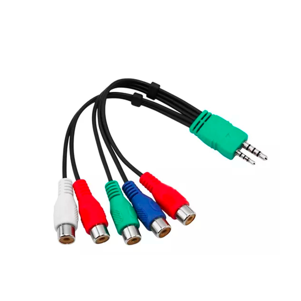 Cabo AV Adaptador Componente Tv Samsung Led Lcd P1 P2 5 Rca