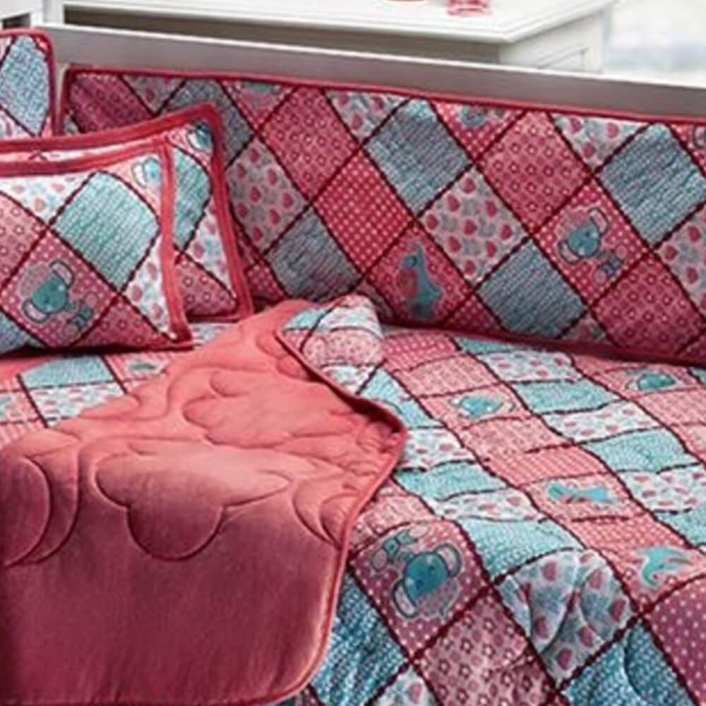 4 - Pares  Fronha BEBÊ Em Malha C/Viés Em Toda, Ótima Qualidade,P/Revenda (Estamas Sortidas)