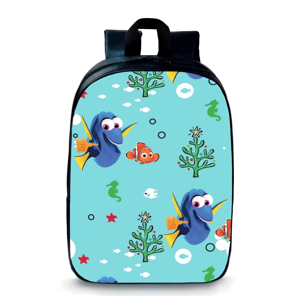 Mochila Pequena Pré-escolar Star Fundo do Mar Peixinhos Fofos Nemo e Dory Modelo Pequeno Infantil