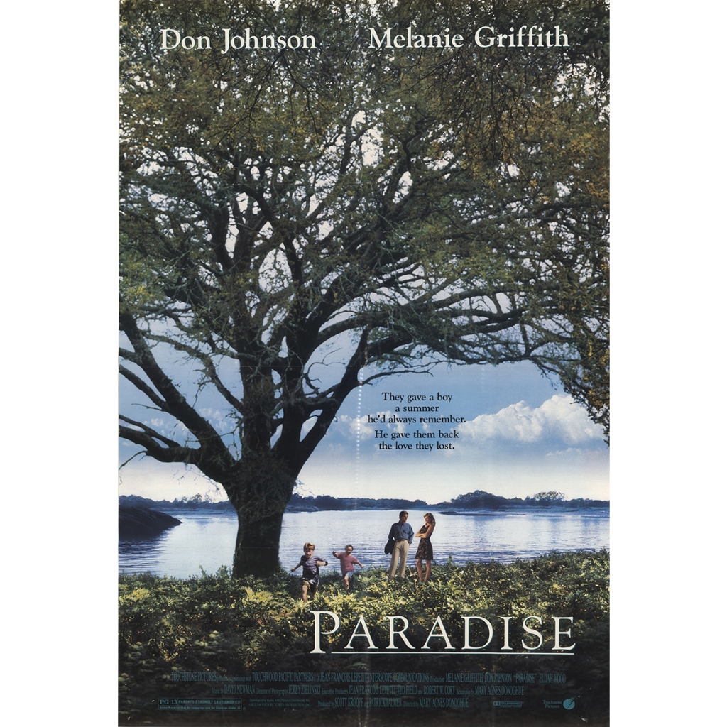 Paraíso (1991) (Paradise) Melanie Griffith, Don Johnson, Elijah Wood e Thora Birch - Dublagem Clássica
