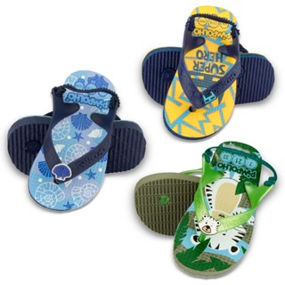 Chinelo Menino Bebê Com Elástico Solado Macio Ergonômico Infantil Pimpolho 17 ao 23