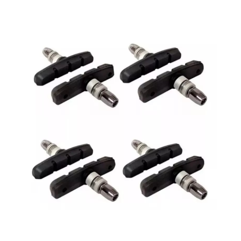4 Pares Sapata Freio VBrake Bicicleta Orbital Allen Sapatilha Borracha Borrachinha Bike 70mm