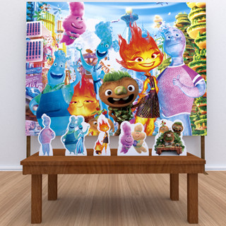 Festa Aniversário Elementos Decoração Cenários Kit Prata