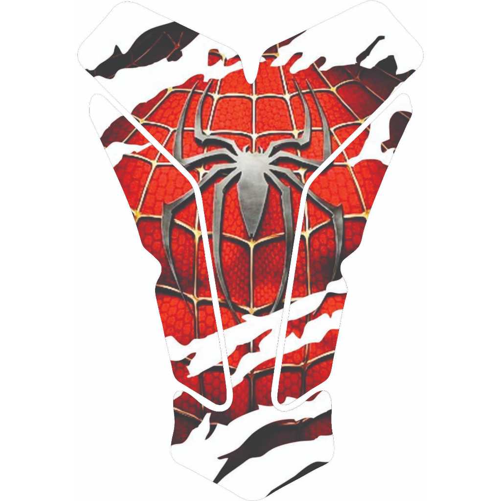 Protetor Para Tanque de Moto Resinado Tankpad Universal - HOMEM ARANHA VARIOS MODELOS