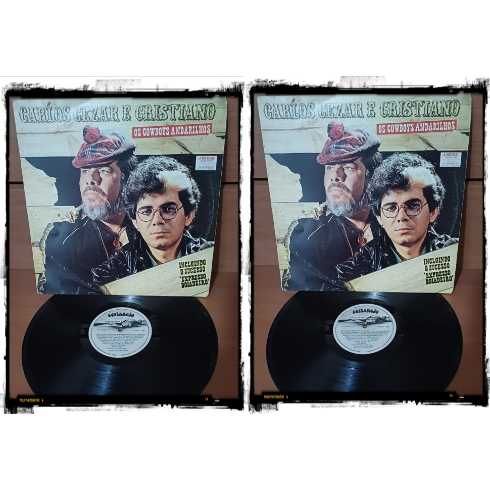 LP Vinil: Carlos Cezar & Cristiano – Os Cowboys Andarilhos