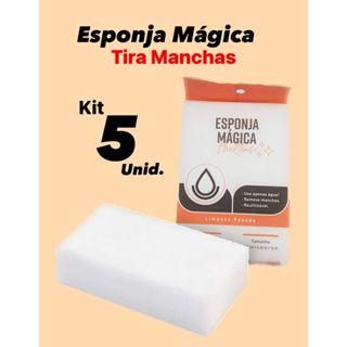 Esponjas Branca Tira Manchas Mágicas Limpeza Rápida e Sem Esforço