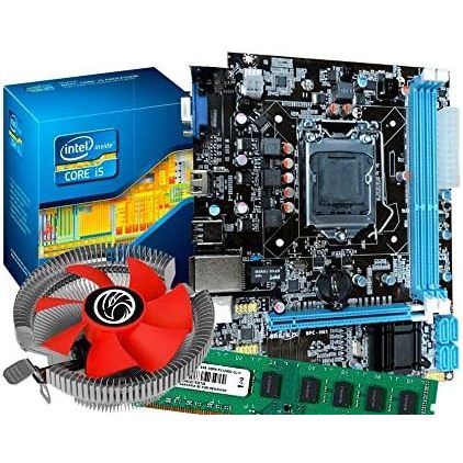 Kit Processador Intel I5 + Placa H61 1155 + 8gb Ddr3 1600mhz