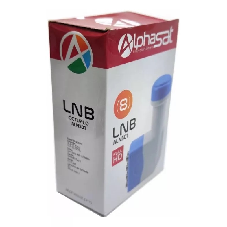 Lnb 8 Saidas Universal Banda KU UHD 4k resistente a agua