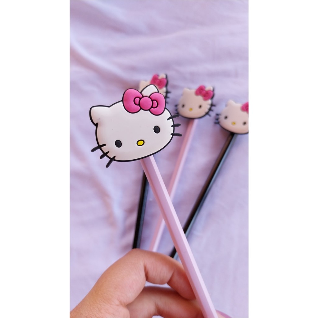 Kit 10 Lápis Hello Kitty - Lembrancinha Festa Infantil em Oferta na Shopee