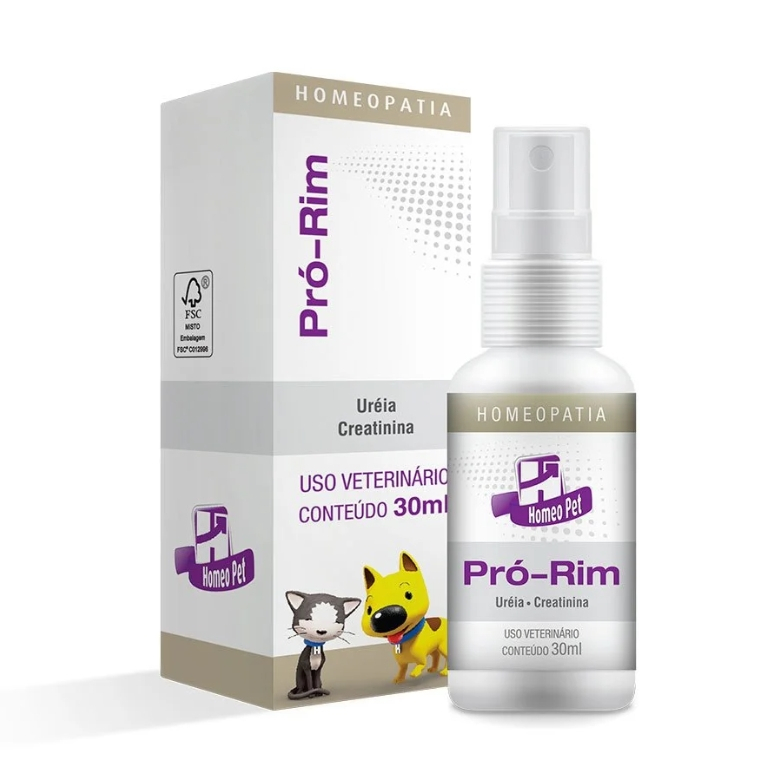 Pró-Rim 30ml Homeopático Para Tratamento de Nefrites e Nefroses de Cães e Gatos Homeopet em Oferta na Shopee