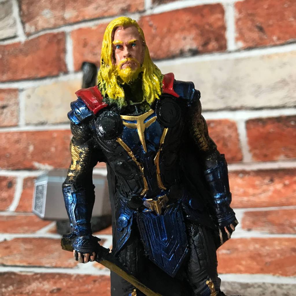 Thor Marvel Action Figure Boneco Colecionável Estatueta Estátua em Resina
