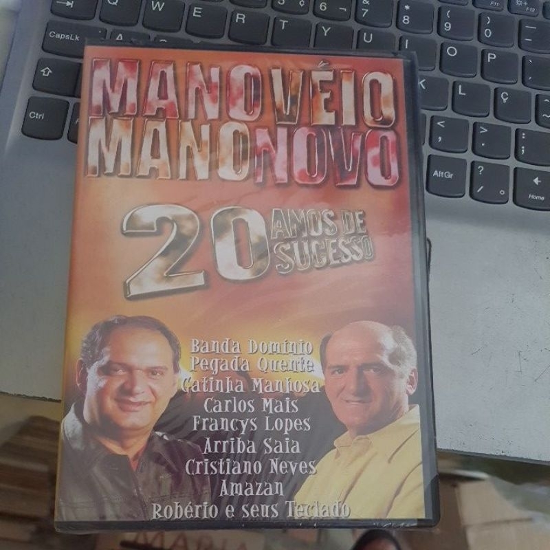 DVD Mano Véio Mano Novo - 20 Anos de sucesso - FORRÓ (Lacrado!)