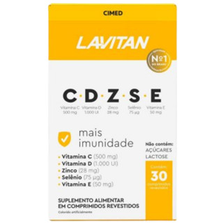Lavitan CDZSE Mais Imunidade Antioxidante 30 Comprimidos Revestidos