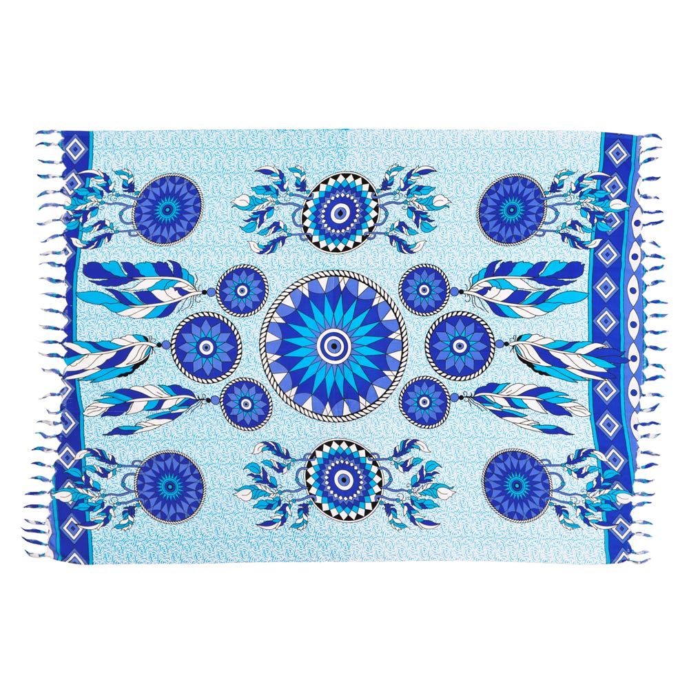 Canga de Praia Poliéster Feminino Filtro dos Sonhos Mandala Grande em Oferta na Shopee