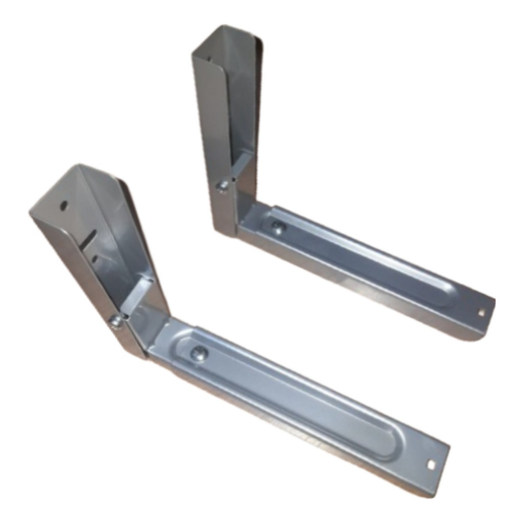 Suporte Para Forno Micro-ondas / Multiuso Prata De Parede