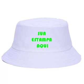 chapeu bucket viseira boné personalizado em Oferta na Shopee