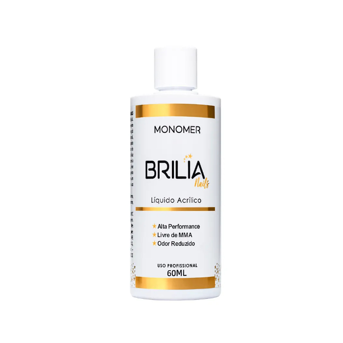 Monomer Para Alongamento Unhas Em Acrílico 60ml Brilia Nails