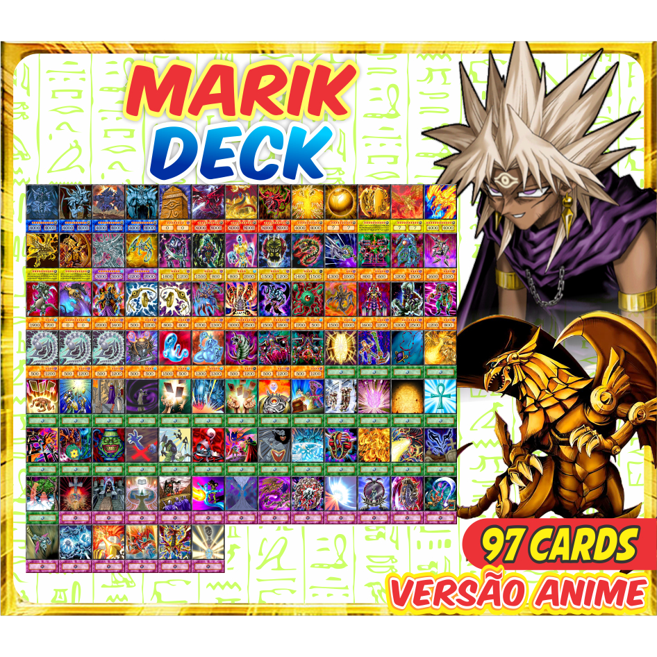 Marik Ishtar (90 Cards) Deck Anime