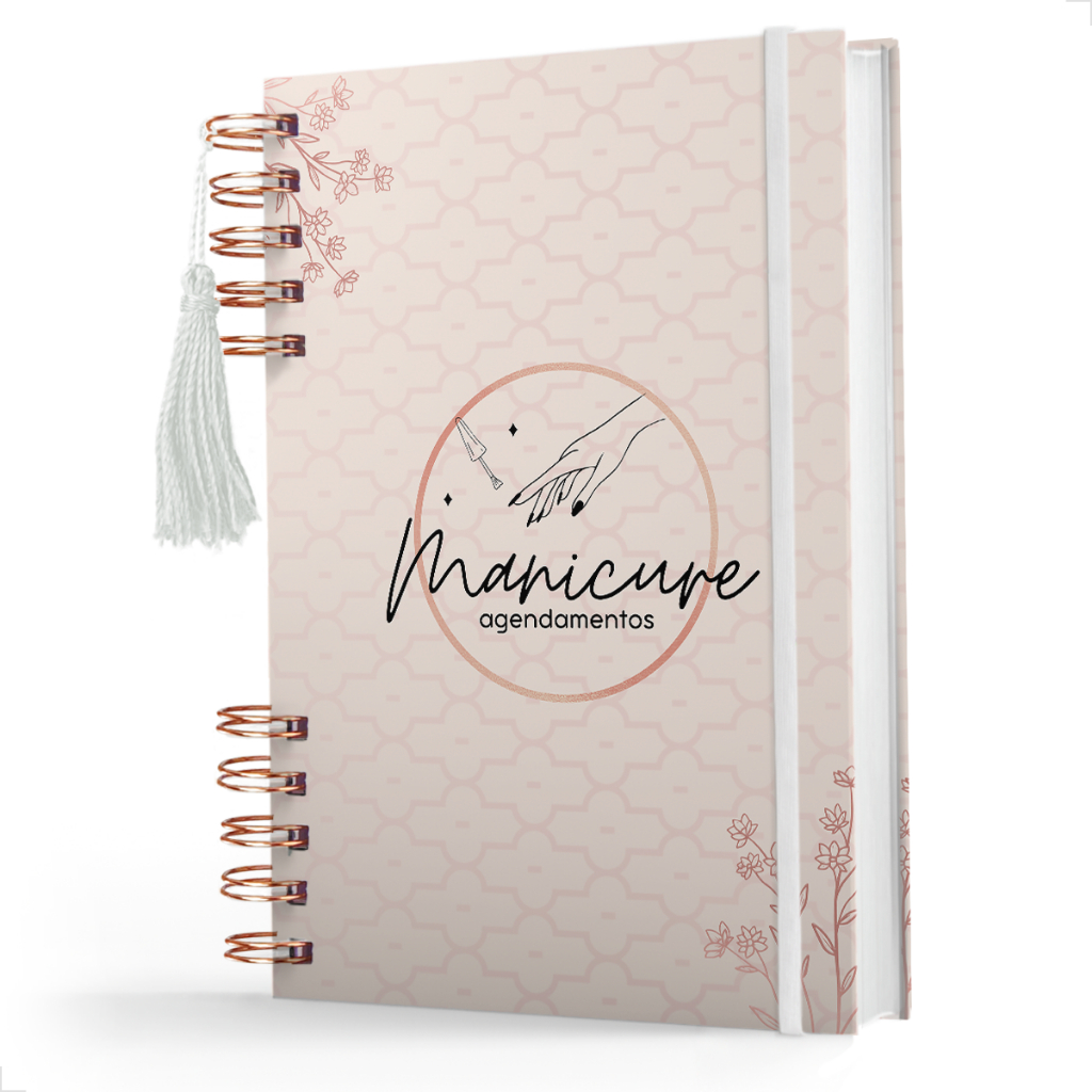 Agenda Manicure E Pedicure Para Agendamentos - Capa Dura