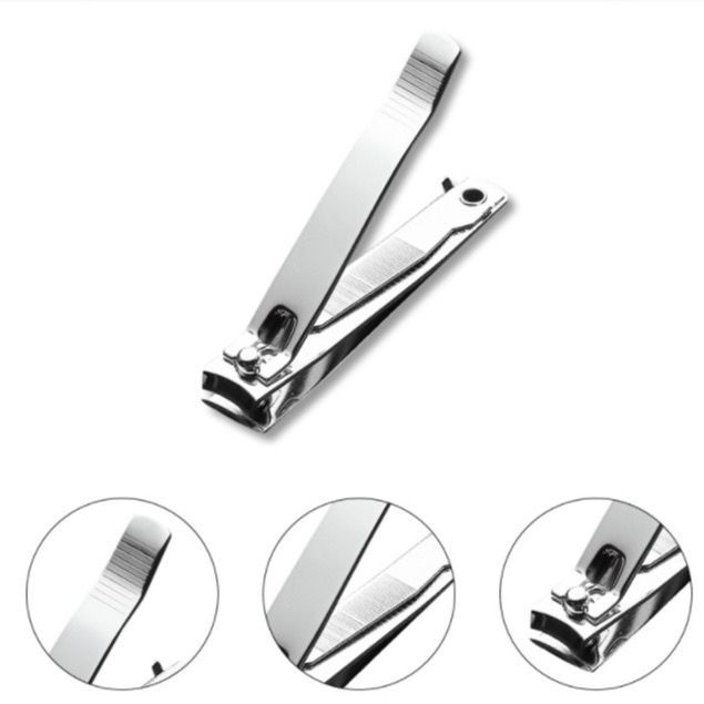 Cortador De Unha Grande Com Lixa Aço inox Manicure Pedicure(lolibiju)