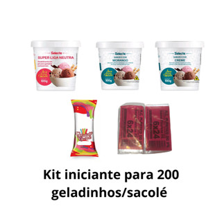 KIT Iniciante para Geladinho Gourmet juju dindin sacolé
