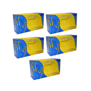 Kit C/5 - Luva de Procedimento de Látex com Pó - Supermax