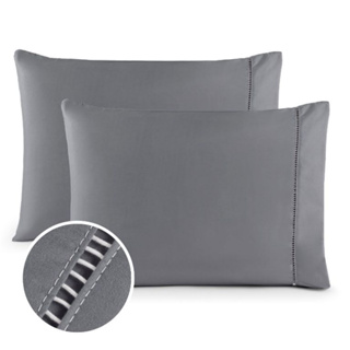 Fronhas Micropercal 400 Fios Ponto Palito Toque Macio Conforto em Oferta na Shopee