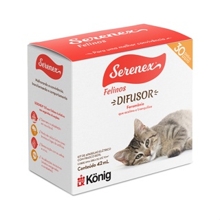 Difusor Felino Serenex Konig Felino 42 ml em Oferta na Shopee