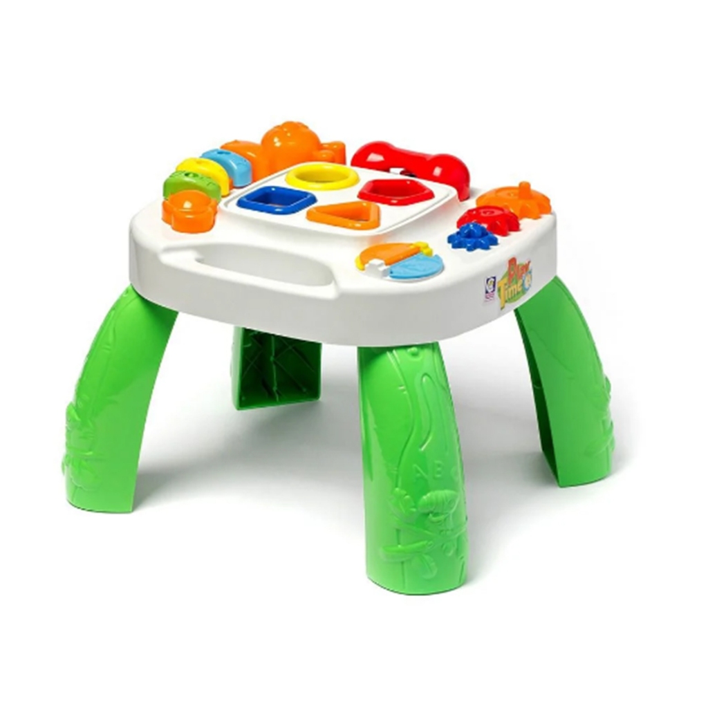 Mesa Bebê Atividades Educativa Colorido Infantil Didática Mesinha De Criança  Baby Cotiplas